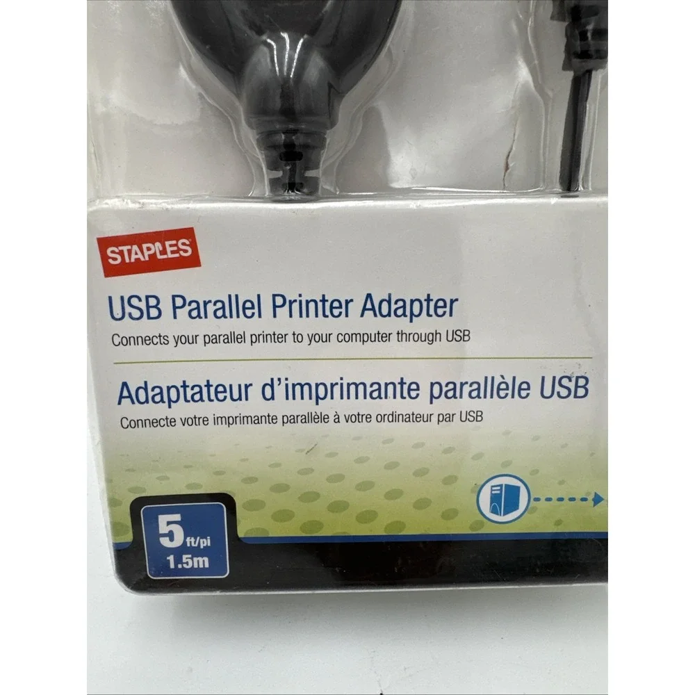 STAPLES USB Parallel Printer Adapter‎ *New Unused*